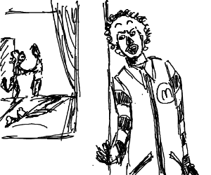 300x250 Ronald Mcdonald, Noir Detective - Ronald Mcdonald Sketch