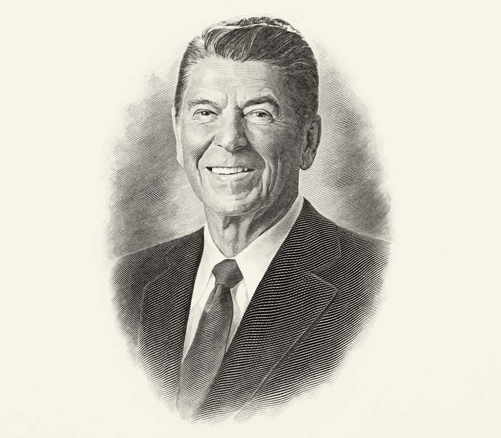 Ronald Reagan Sketch at Explore collection of