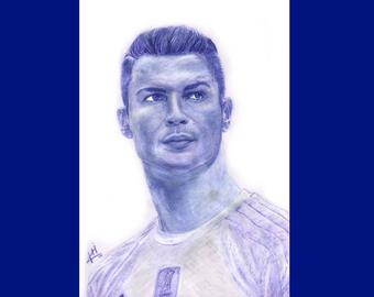 340x270 Drawing Ronaldo Etsy - Ronaldo Sketch