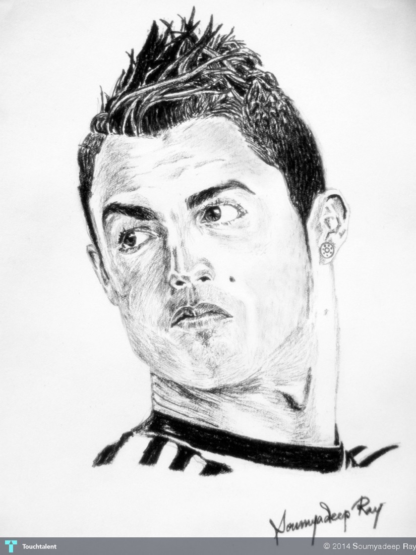 Ronaldo Sketch at PaintingValley.com | Explore collection of Ronaldo Sketch