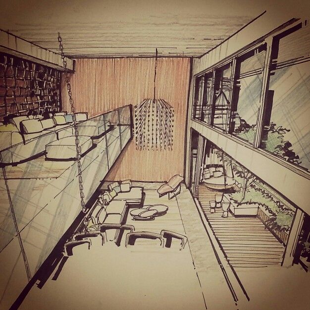 626x626 Double Height Lving Room - Room Sketch Free