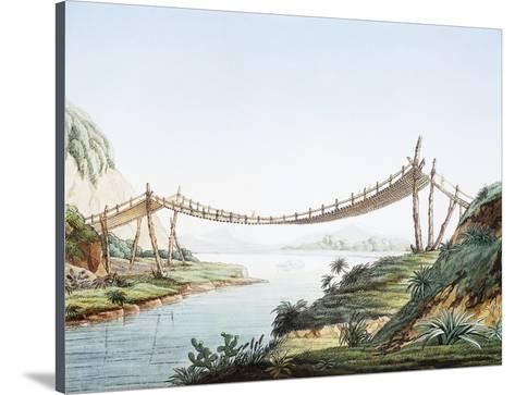 473x363 Rope Bridge Over The Chambo River - Rope Bridge Sketch