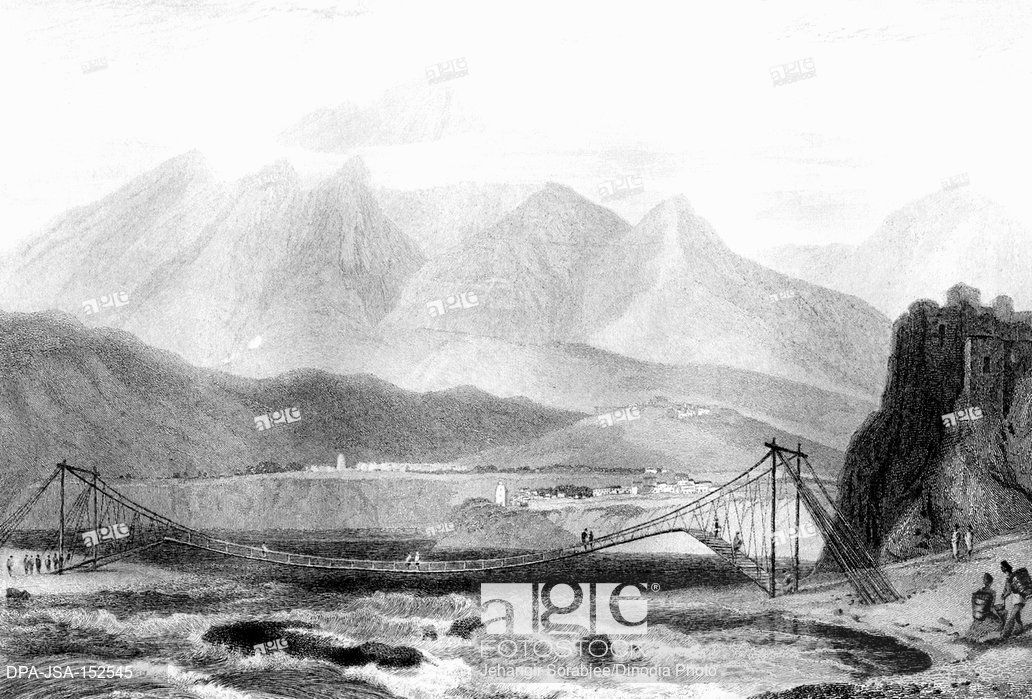 1032x699 Rope Bridge - Rope Bridge Sketch