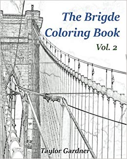 260x325 The Bridge Coloring Book Vol. 2 Adult Sketch Book (Volume 2 - Rope Bridge Sketch