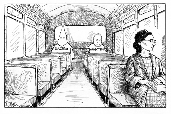 600x400 Rosa Parks Refused To Give Up Her Seat On A City Bus To A - Rosa Parks Sketch
