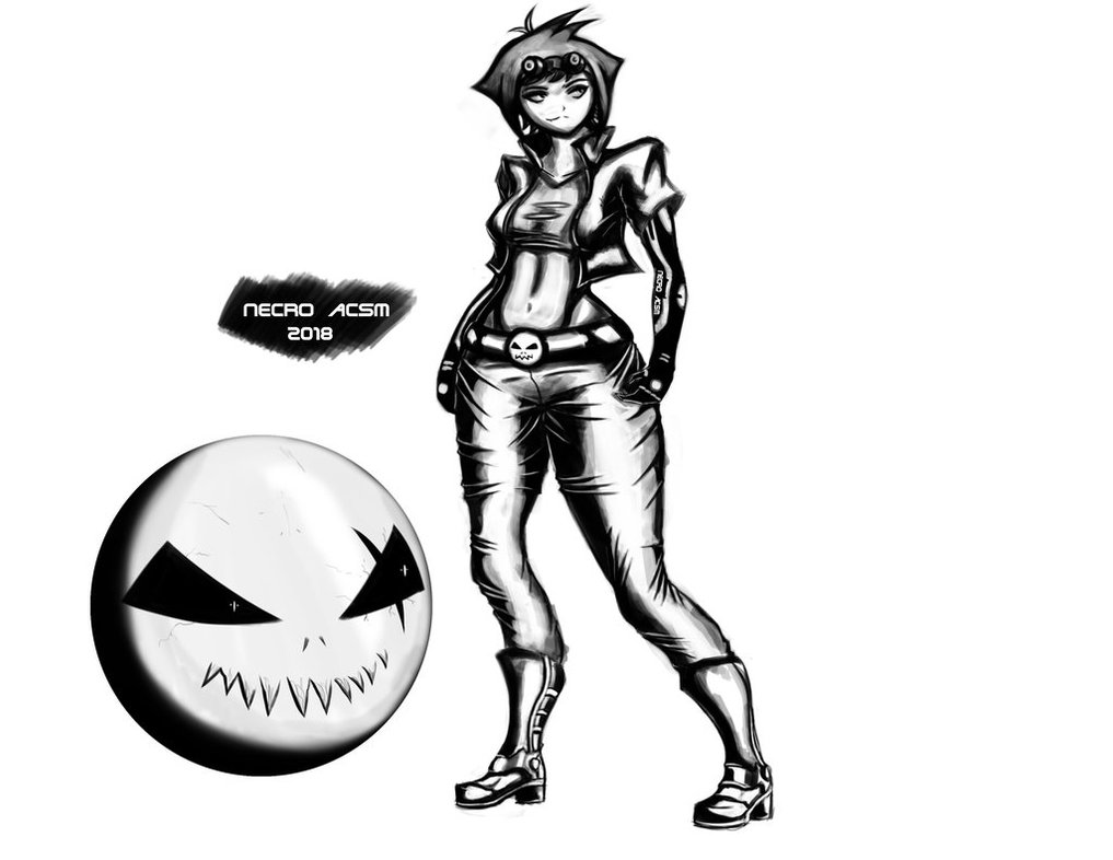 1017x786 Bomba Rosa (Sketch) By Necroacsm - Rosa Sketch