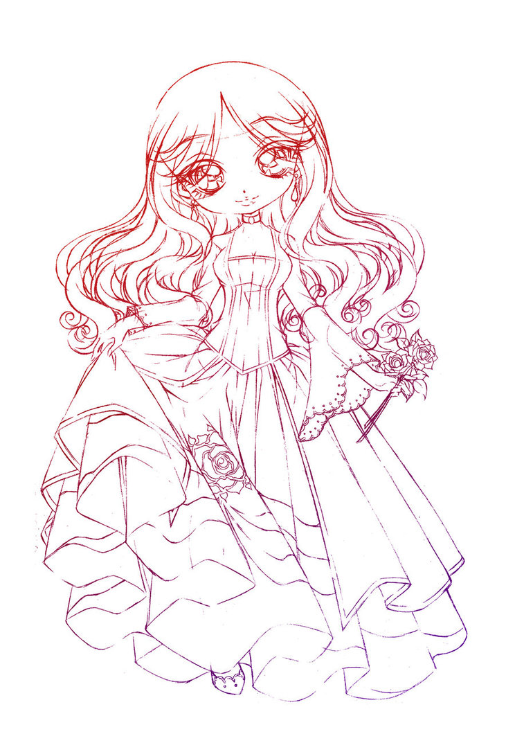 744x1073 Princess Ivy Rosa... Sketch By Sureya - Rosa Sketch