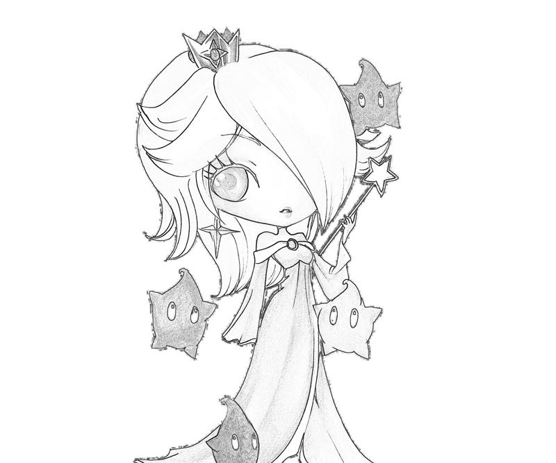800x667 Rosalina Sketch Art Paper - Rosalina Sketch