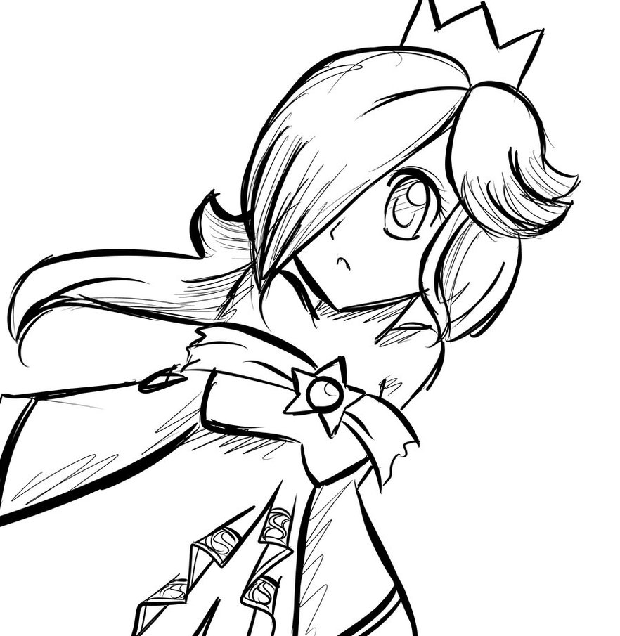 882x905 Rosalina Sketch 2 By Looji - Rosalina Sketch