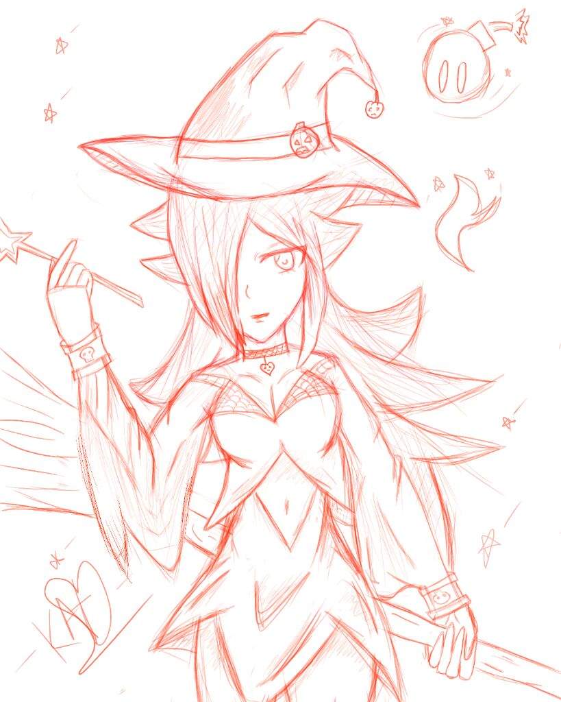 819x1024 Witch Rosalina Sketch Smash Amino - Rosalina Sketch