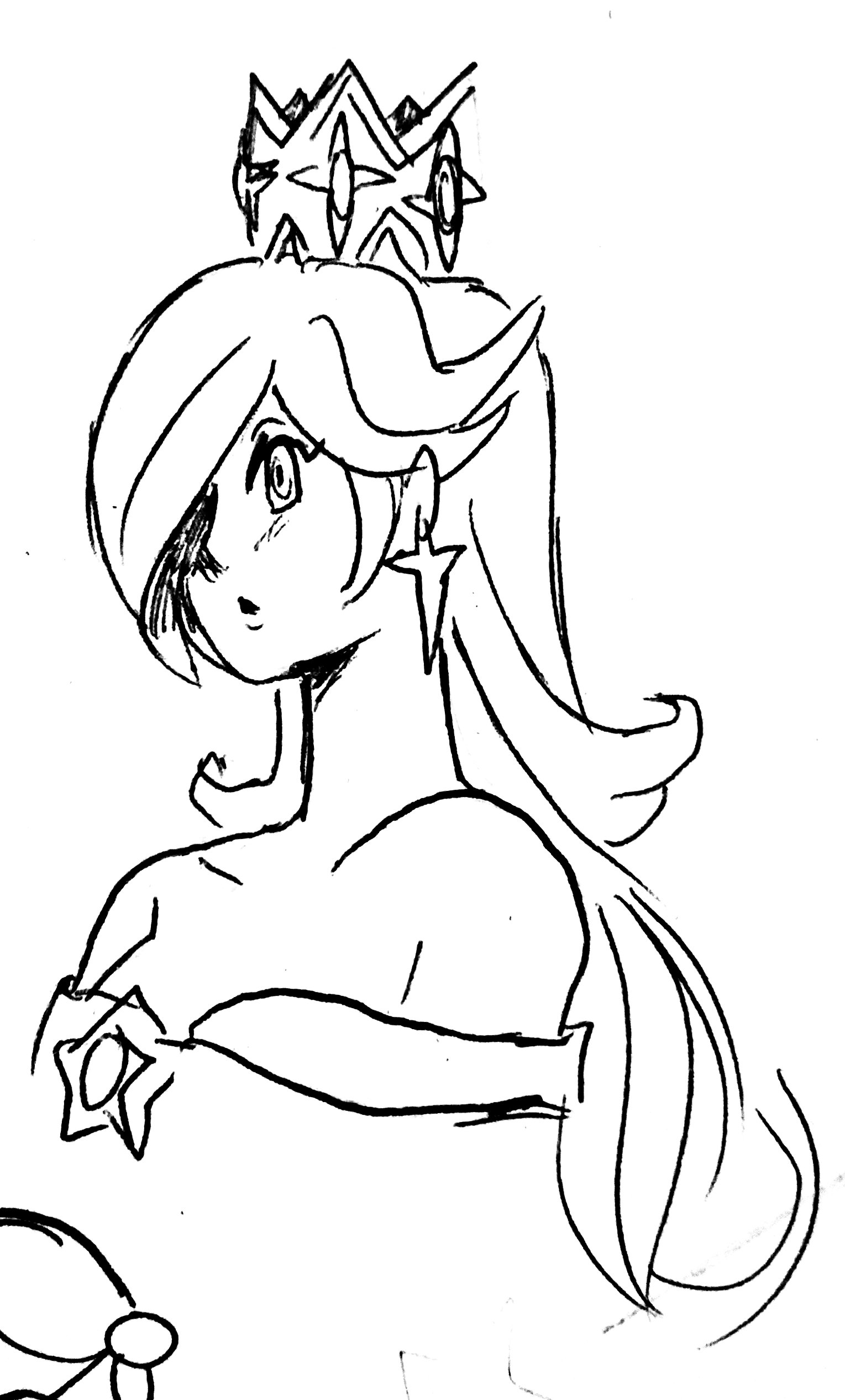 1529x2533 Rosalina Sketch By Blairjenkins On Newgrounds - Rosalina Sketch