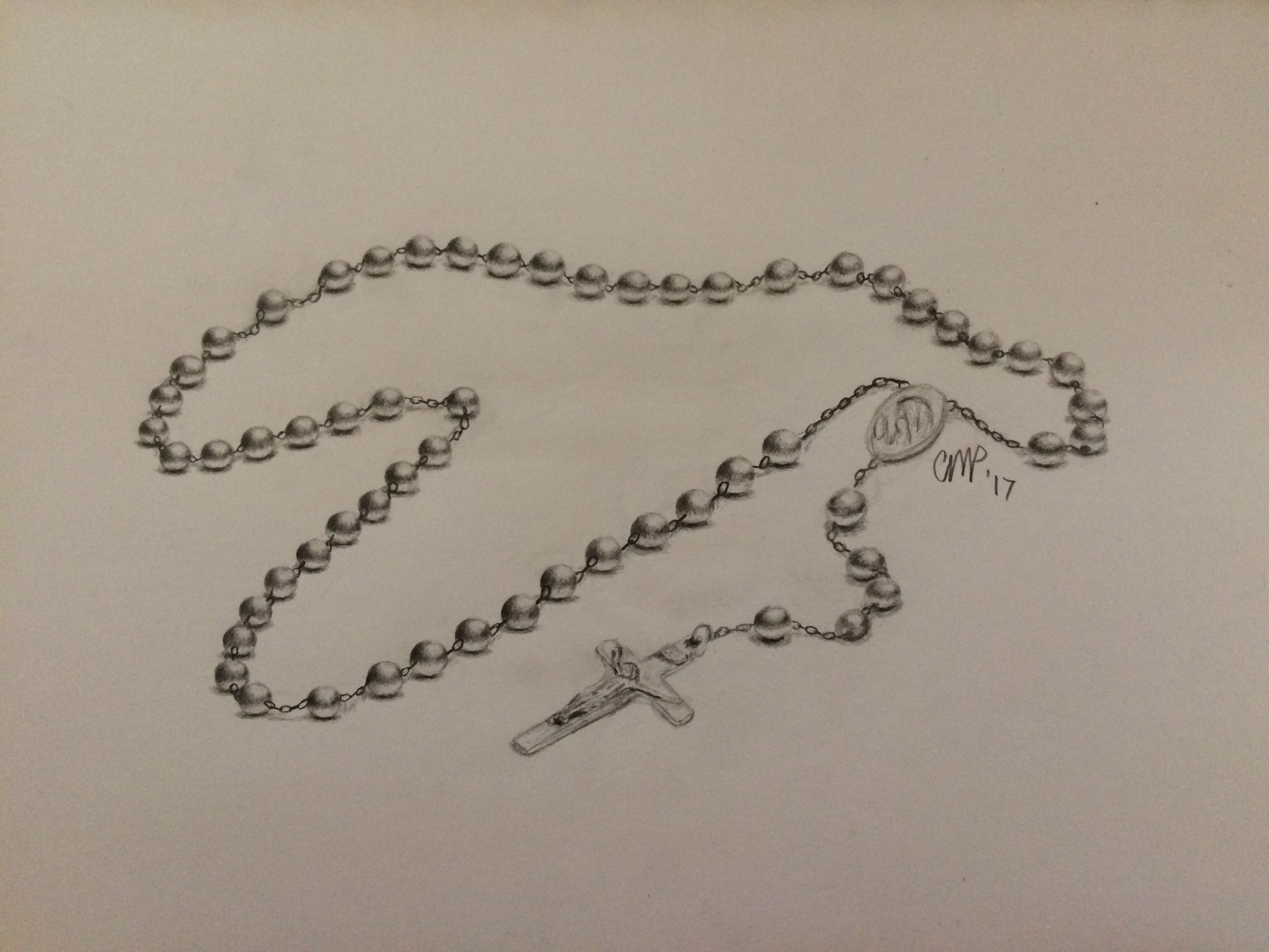 Rosary Beads Sketch at Explore collection of
