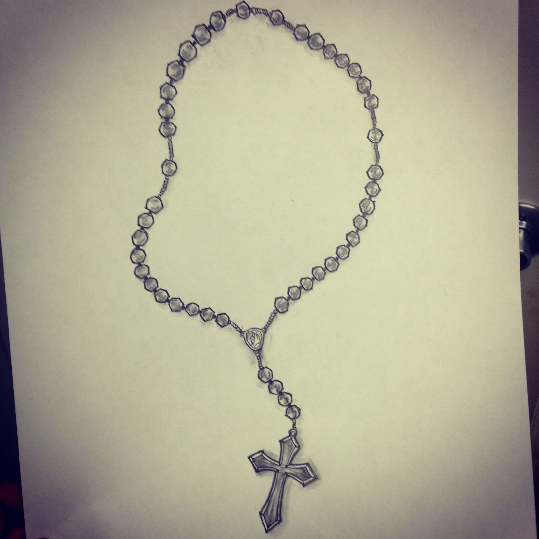 2213x2213 Rosary Tattoo Sketch By - Rosary Tattoo Sketches