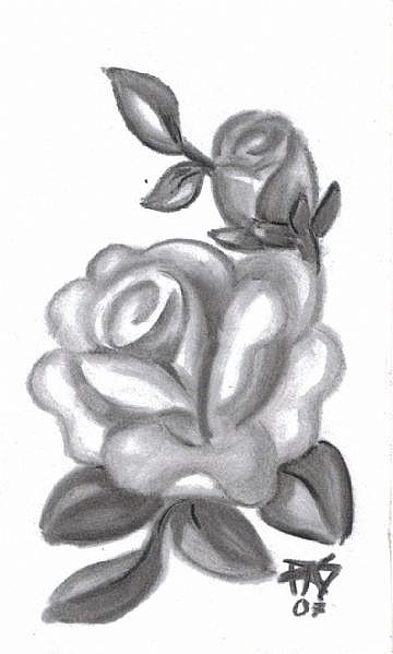 360x599 Sovie Tattoo Rose Flower Sketch - Rose Flower Sketch Images