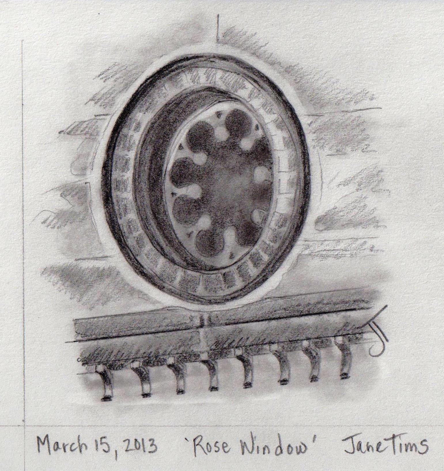 1541x1637 A Stone Church Nichepoetryandprose - Rose Window Sketch