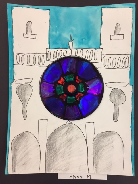 480x640 Featured Class For November Ms. Stetekluh, 5th Grade Gargoyles - Rose Window Sketch