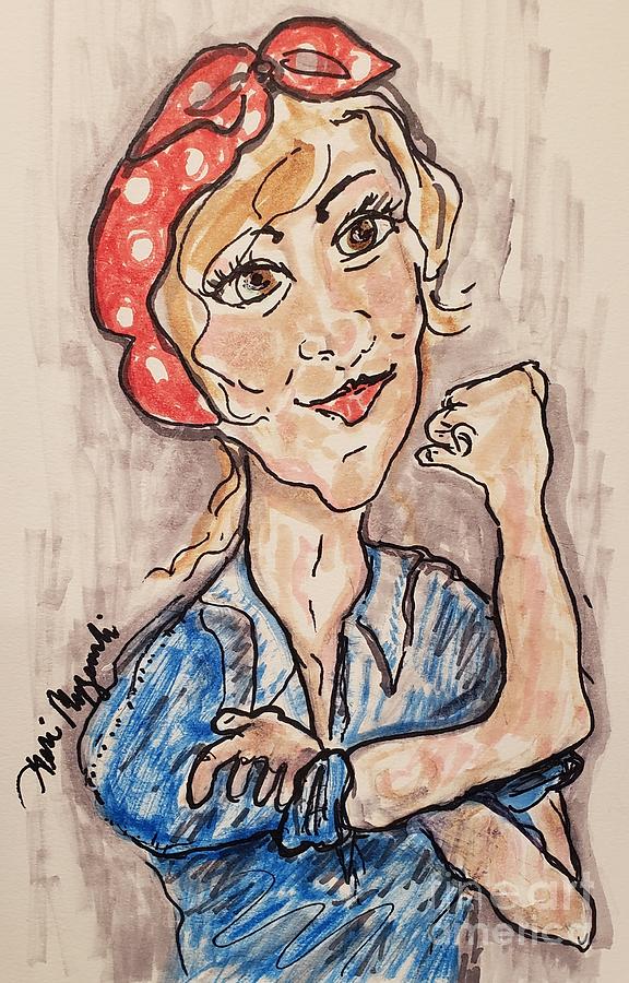 Rosie The Riveter Sketch at Explore collection of