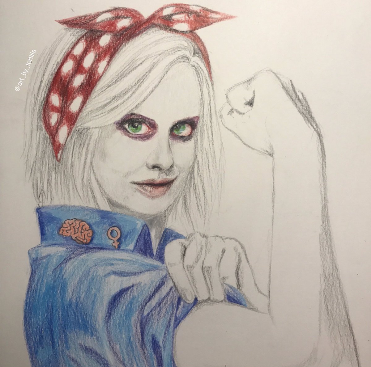 1200x1188 On Twitter Rosie (Liv) The Riveter - Rosie The Riveter Sketch