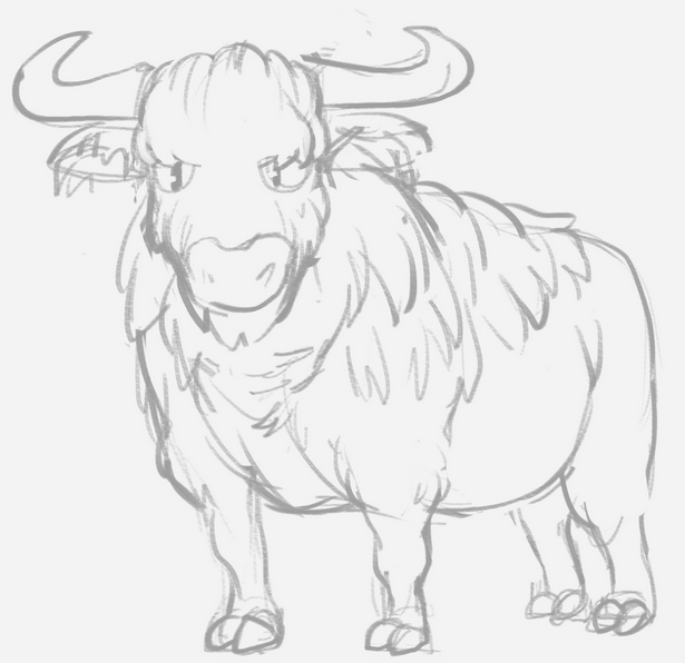 615x596 Image - Rough Sketch