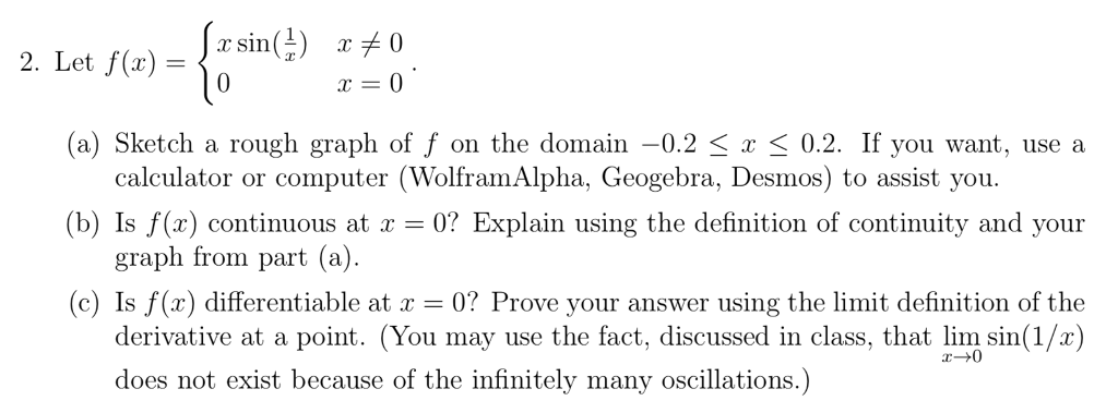 1024x379 Solved T0 X Sin(1) 2. Let F(X) = (A) Sketch A Rough - Rough Sketch Definition
