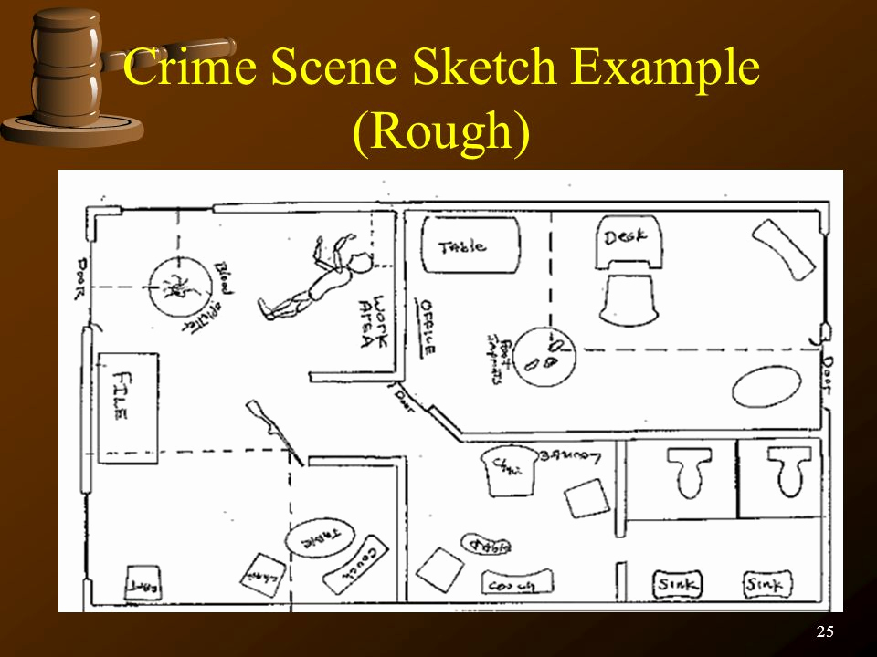 What Are The Three Main Parts Of A Crime Scene Sketch