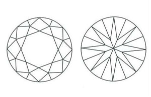 300x194 Drawn Diamonds Round Shape - Round Sketch