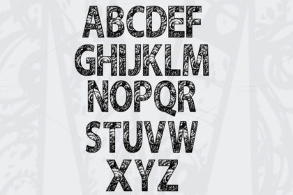 420x280 Round Sketch Font - Round Sketch