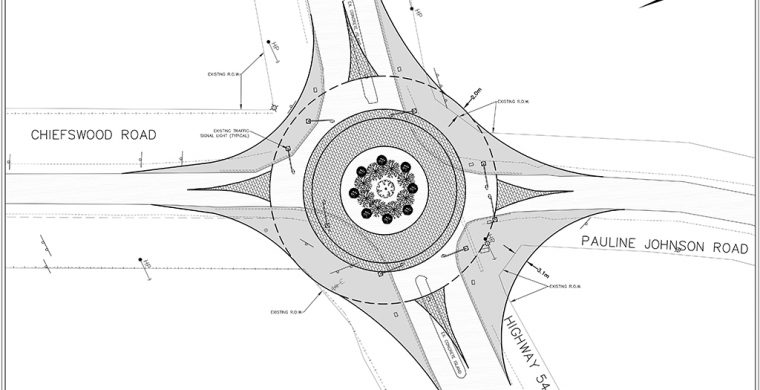 760x390 Hwy 54 Intersection To Be A Roundabout - Roundabout Sketch