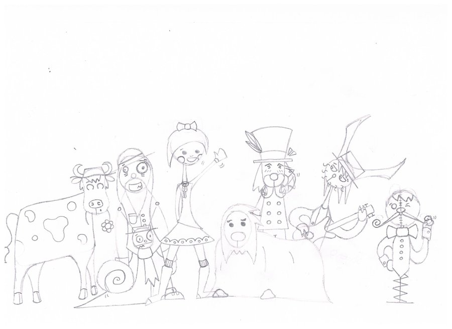 900x654 Magic Roundabout Sketch By Niall Shepherd Phd - Roundabout Sketch