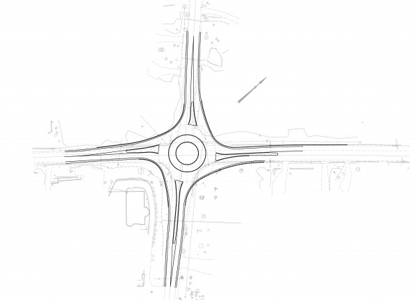 600x432 Roundabout En Route To Save Dangerous Blue Hill Intersection - Roundabout Sketch