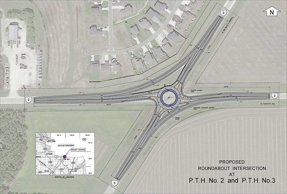 999x676 Roundabout On Tap For Oak Bluff - Roundabout Sketch