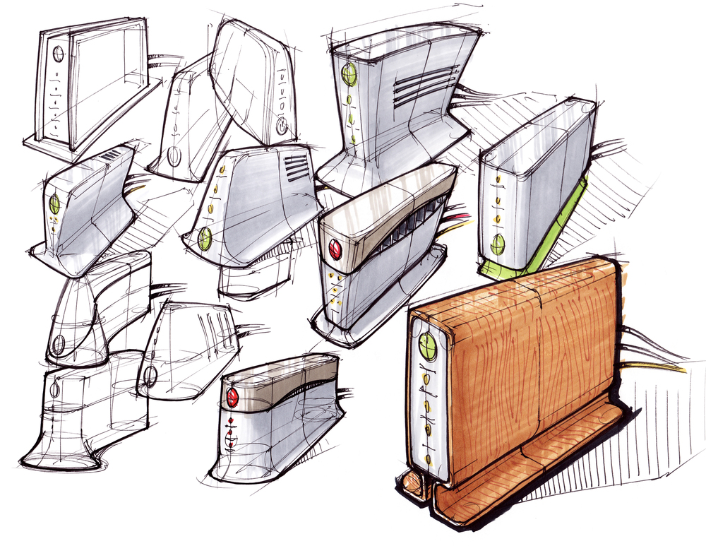 1000x773 Sketch Book Evan Ryan - Router Sketch