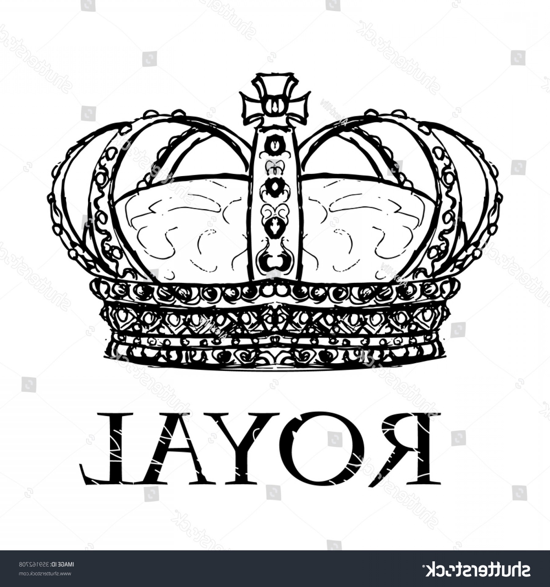 1800x1920 Sketch Crown Royal Sign On White Shopatcloth - Royal Crown Sketch