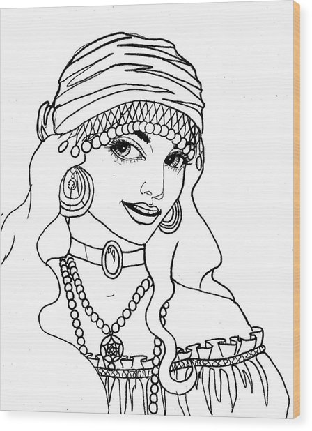448x618 Gypsy Sketch Drawing By Scarlett Royal - Royal Sketch