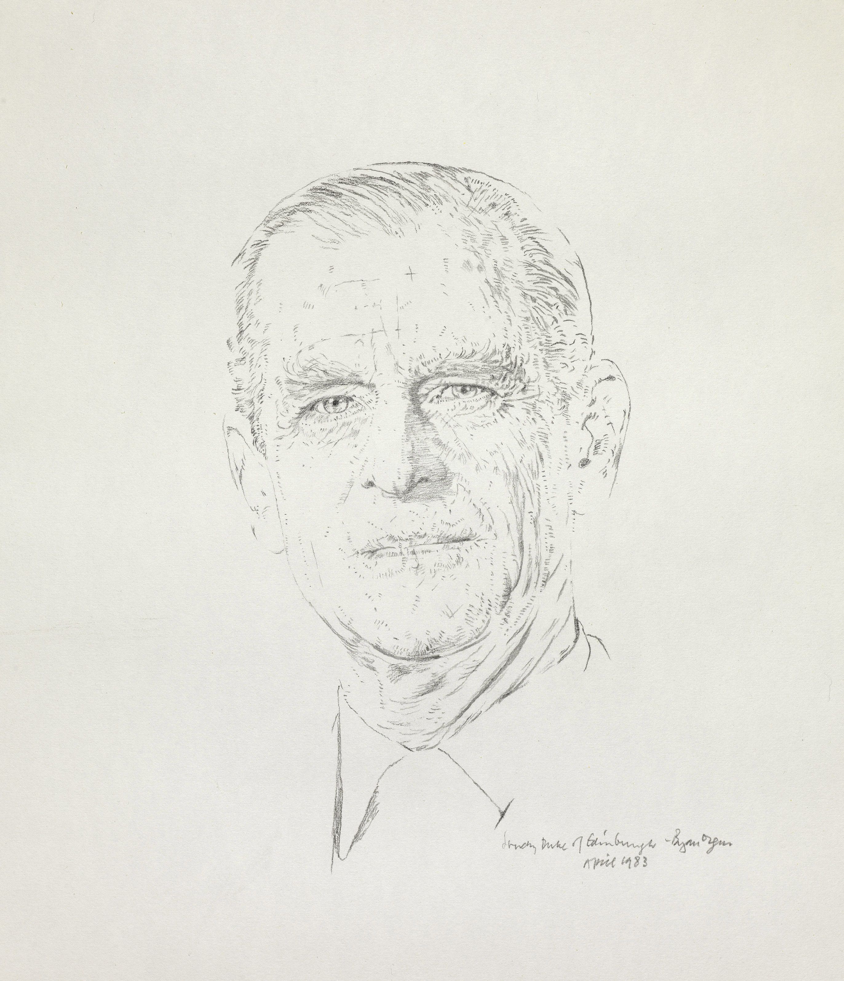 2745x3189 Prince Charles Reveals Never Before Seen Portraits Of The Royal Family - Royal Sketch