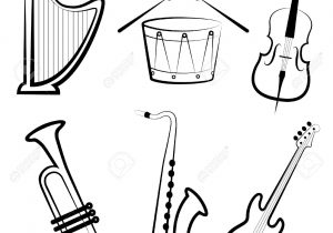 300x210 Music Instruments Sketches Royalty Free Vector Set Of Sketches Of - Royalty Free Sketches