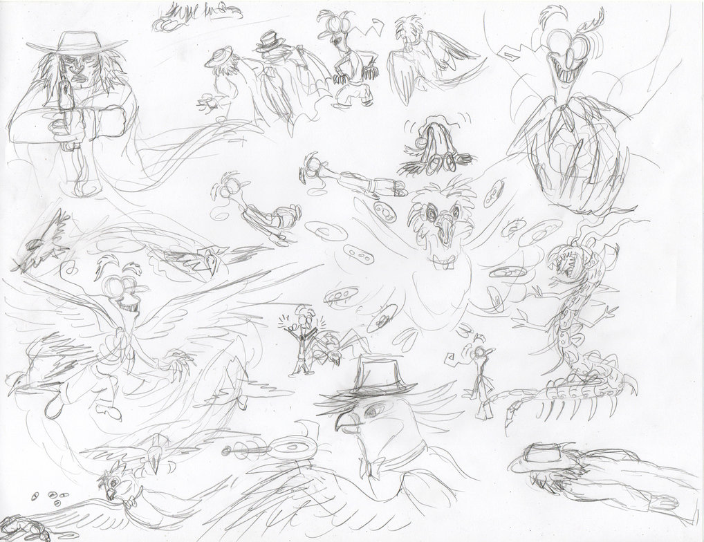 1018x784 Fear Rpg Sketch Dump By Leeanix - Rpg Sketch