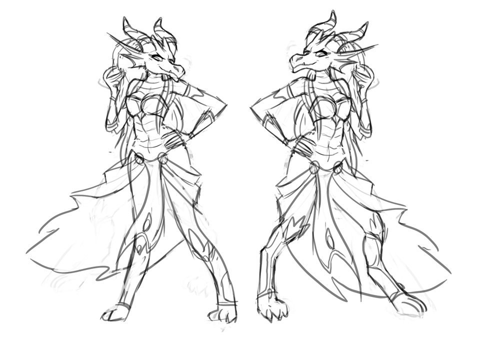 956x674 Niels (Rpg Toons) On Twitter Sketch(Es) For Rakshi, A - Rpg Sketch