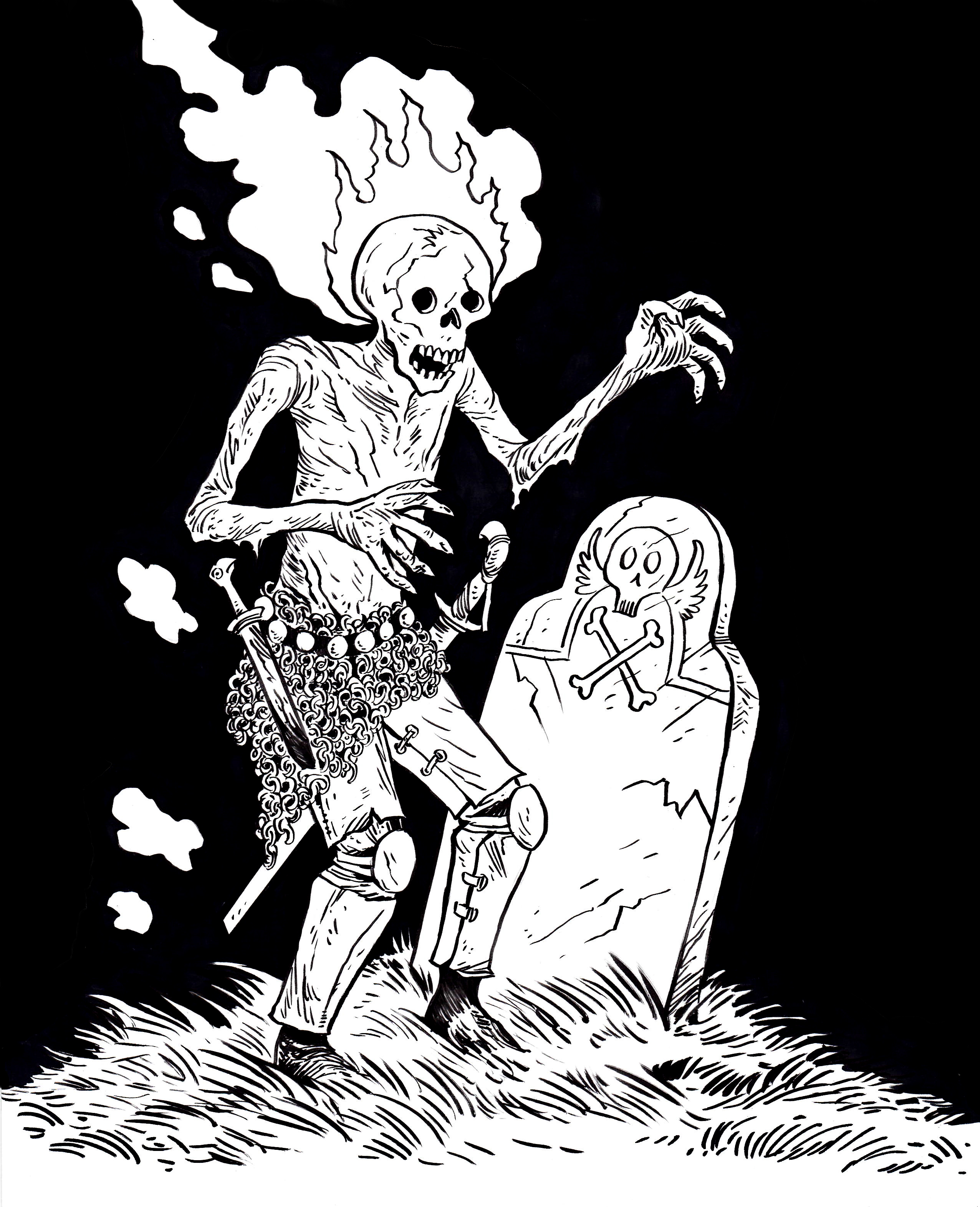 2552x3144 Old School Rpg Drawing Sketcharound - Rpg Sketch