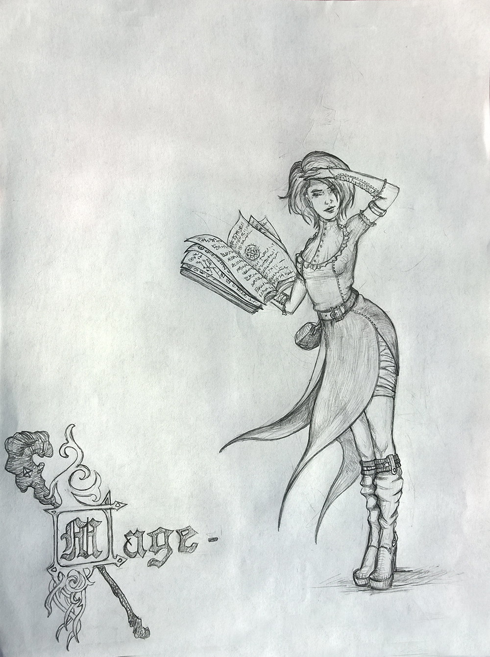 1000x1340 Sketch The Art Of John Molinero - Rpg Sketch