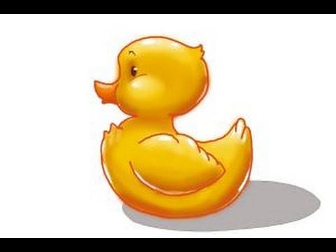 480x360 How To Draw A Rubber Duck - Rubber Duck Sketch