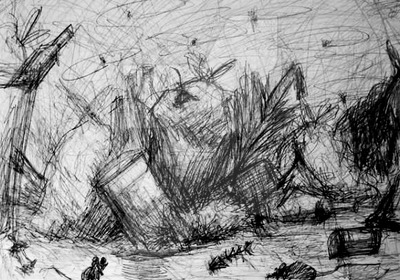 400x280 Pile Of Rubbish Sketch By Workahjolic - Rubbish Sketch