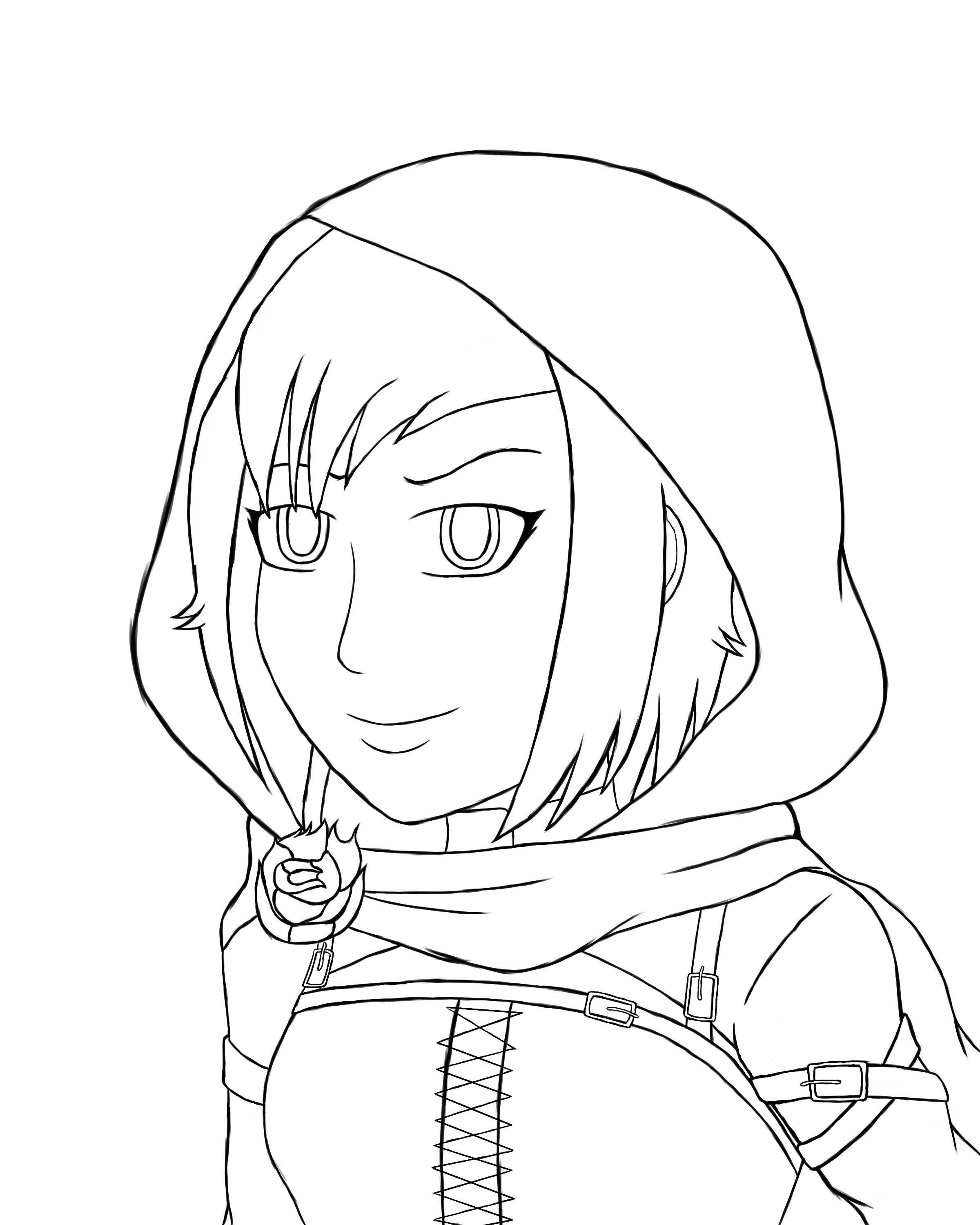 2400x3000 Ruby Rose Sketch By Irvino On Newgrounds - Ruby Sketch