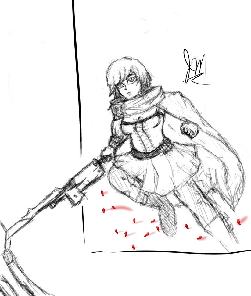 823x971 Ruby Sketch (2017) By Monkey Senpai - Ruby Sketch