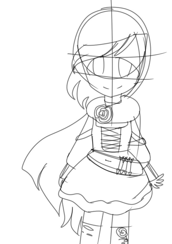 721x1024 Some Ruby Sketch Rwby Amino - Ruby Sketch