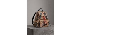400x126 Shoptagr The Medium Rucksack In Sketch Print Nylon By Burberry - Rucksack Sketch