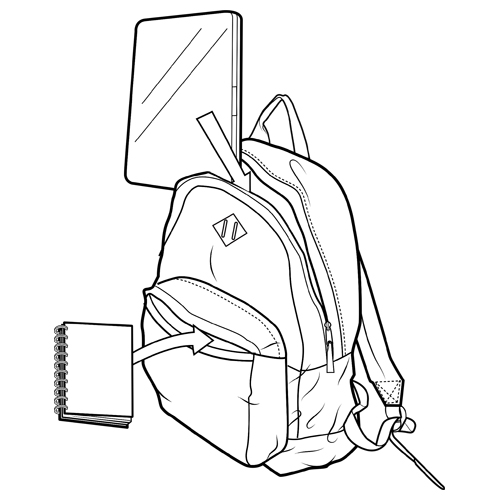 500x500 Rosy Cats Rakuten Global Market Celebration Of Burton Rucksack - Rucksack Sketch