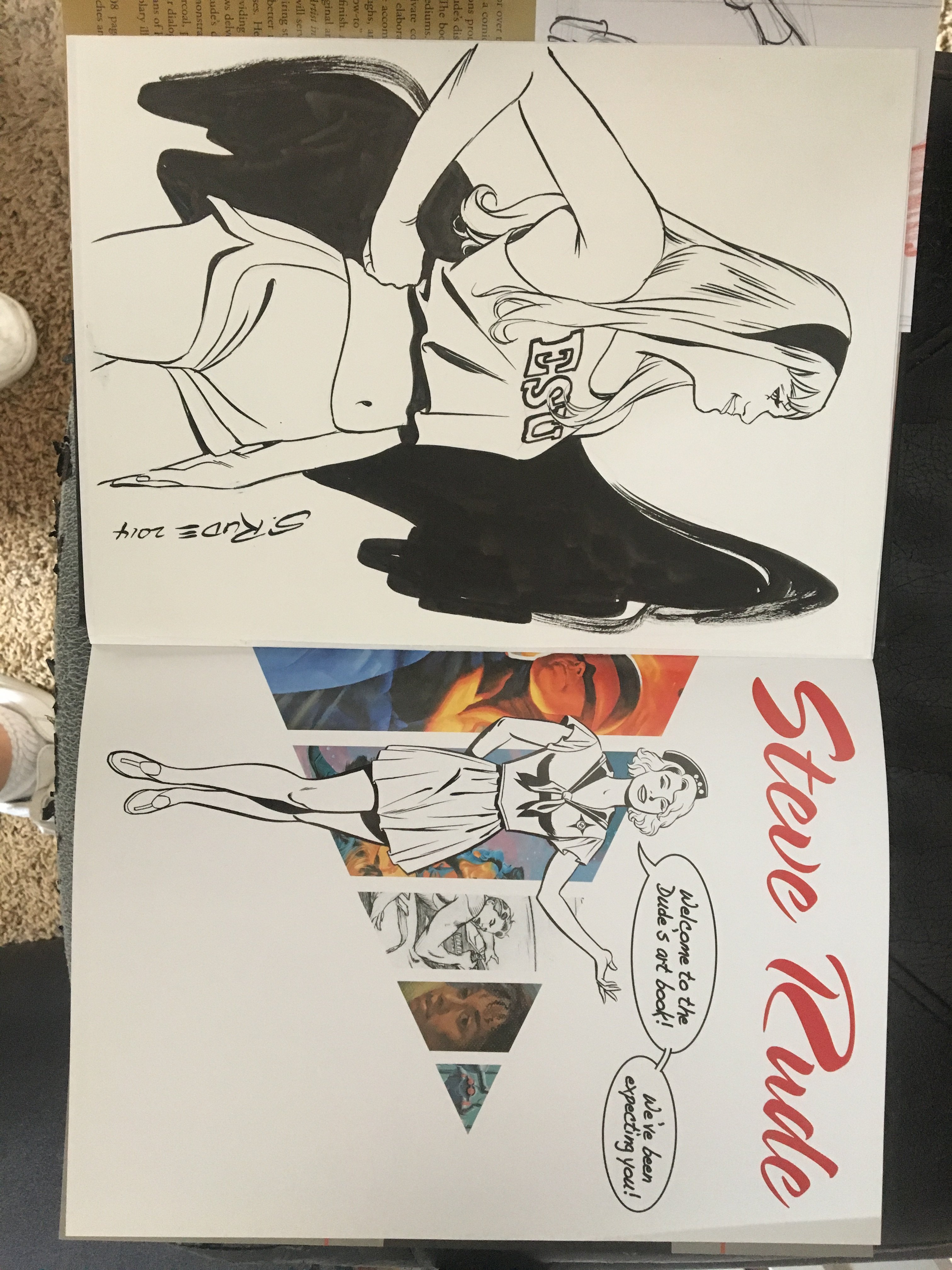 3024x4032 Steve Rude Artist In Motion With Gwen Sketch Steve Rude Art - Rude Sketches