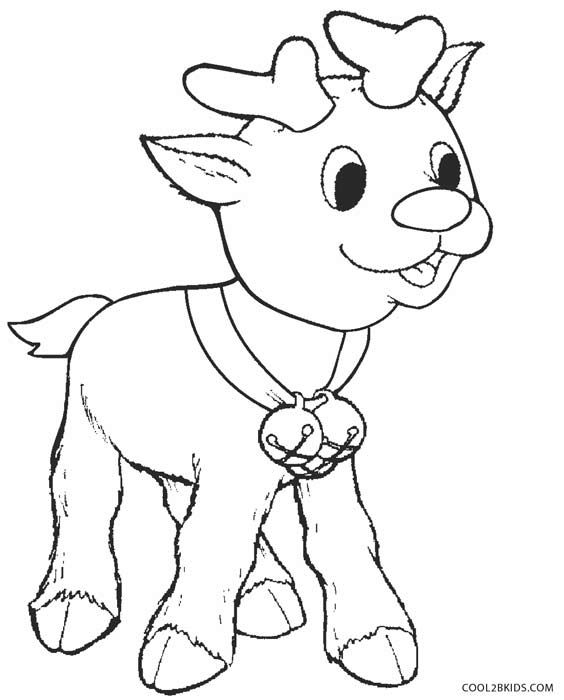 564x700 Printable Rudolph Coloring Pages For Kids Cool2bkids - Rudolph Sketch