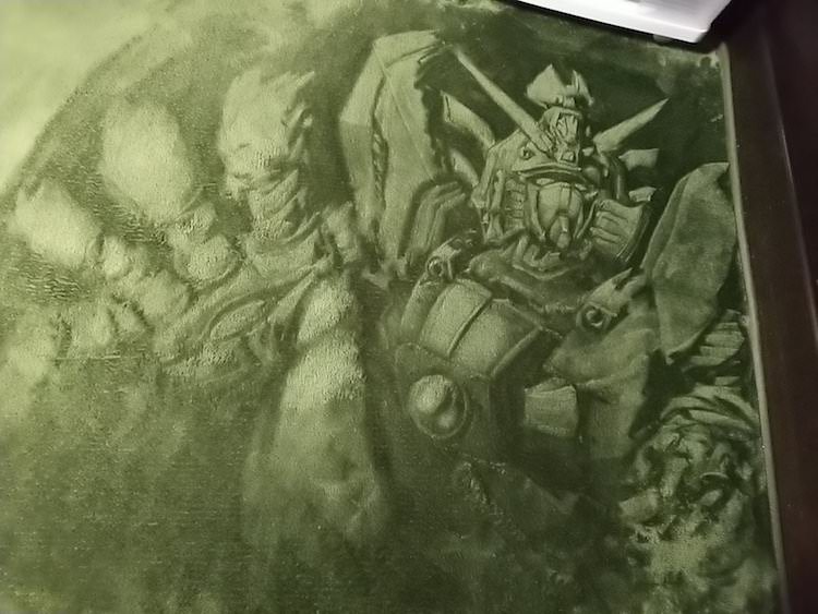 750x563 Pop Culture Artworks Use Rug Fibers To Create Detailed Carpet Drawing - Rug Sketch